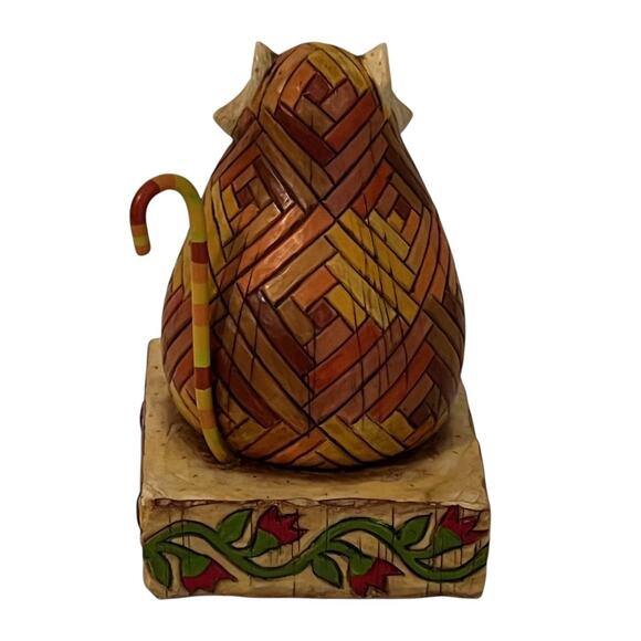 Jim Shore Heartwood Creek Elijah Cat Figurine 5" Multicolor Folk Art 114422 - Picture 3 of 6